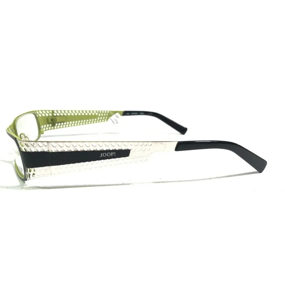 Joop! Eyeglasses Frames MOD.83097-637 Black Green Silver Rectangular 52-16-130